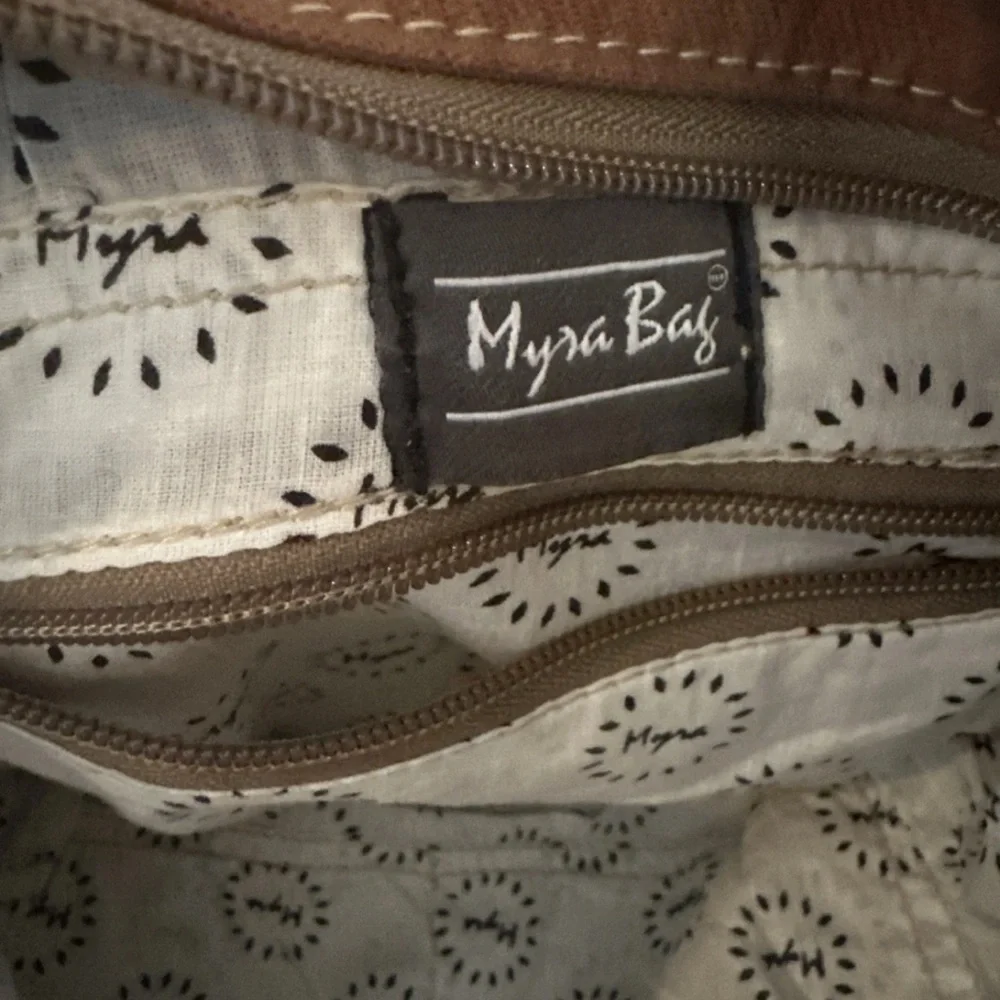 Myra Bag Multicolor Woven Crossbody with Brown Leather Trim